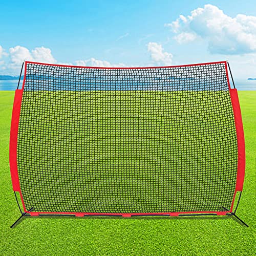12X9Ft Collapsible Barricade Backstop Net, Protetive Screen With Carry Bag,Outdoor Basketball, Soccer, Lacrosse, Baseball, Softball, Barrier Netting For Backyard/Park #TOP6