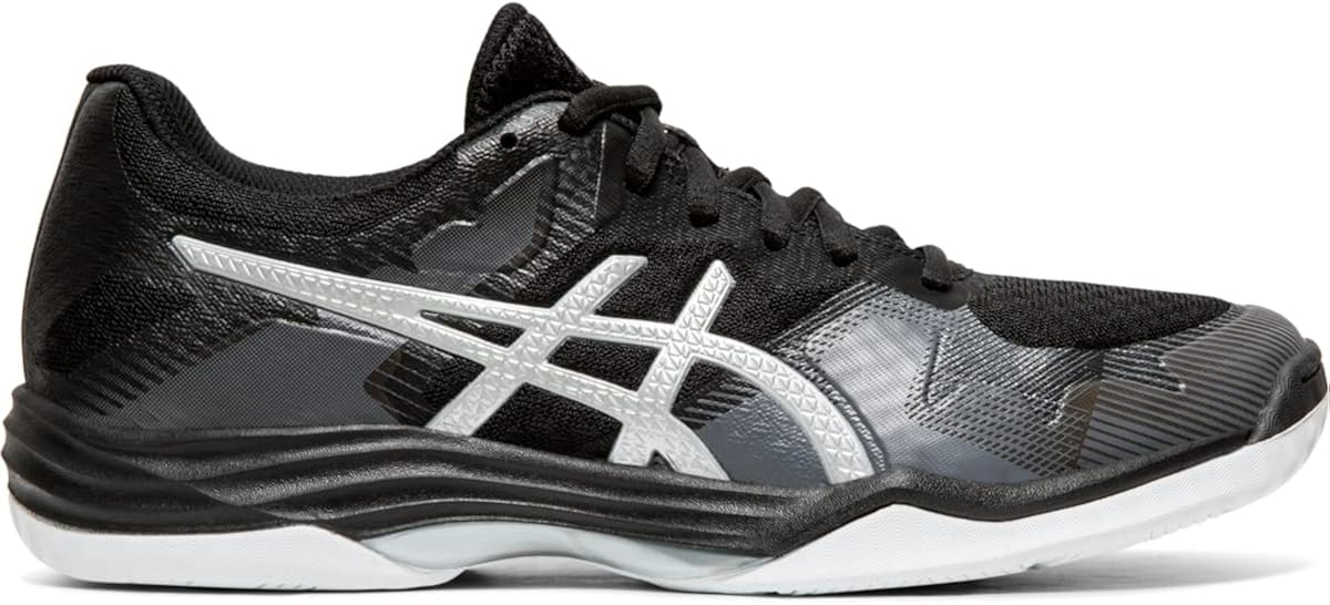 ASICS Women's Gel-Tactic 2 Volleyball Shoes 5.5 Black/Silver