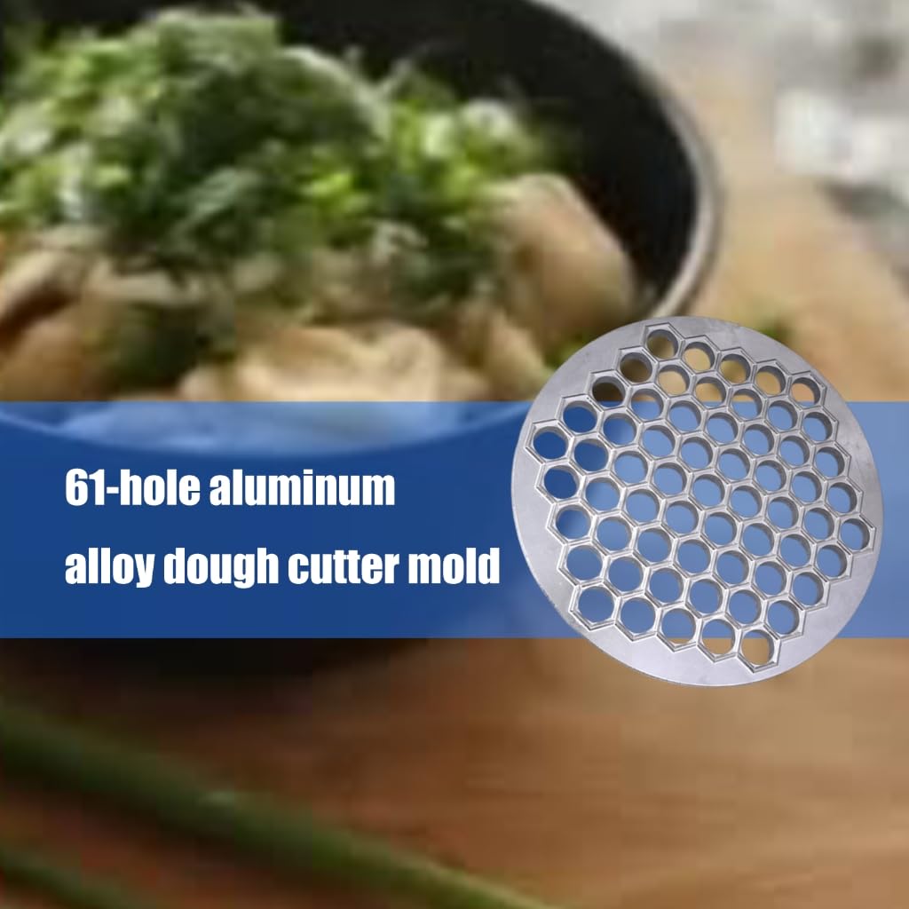 Machine à raviolis professionnelle avec 61 cavités et coupe-raviolis pratique