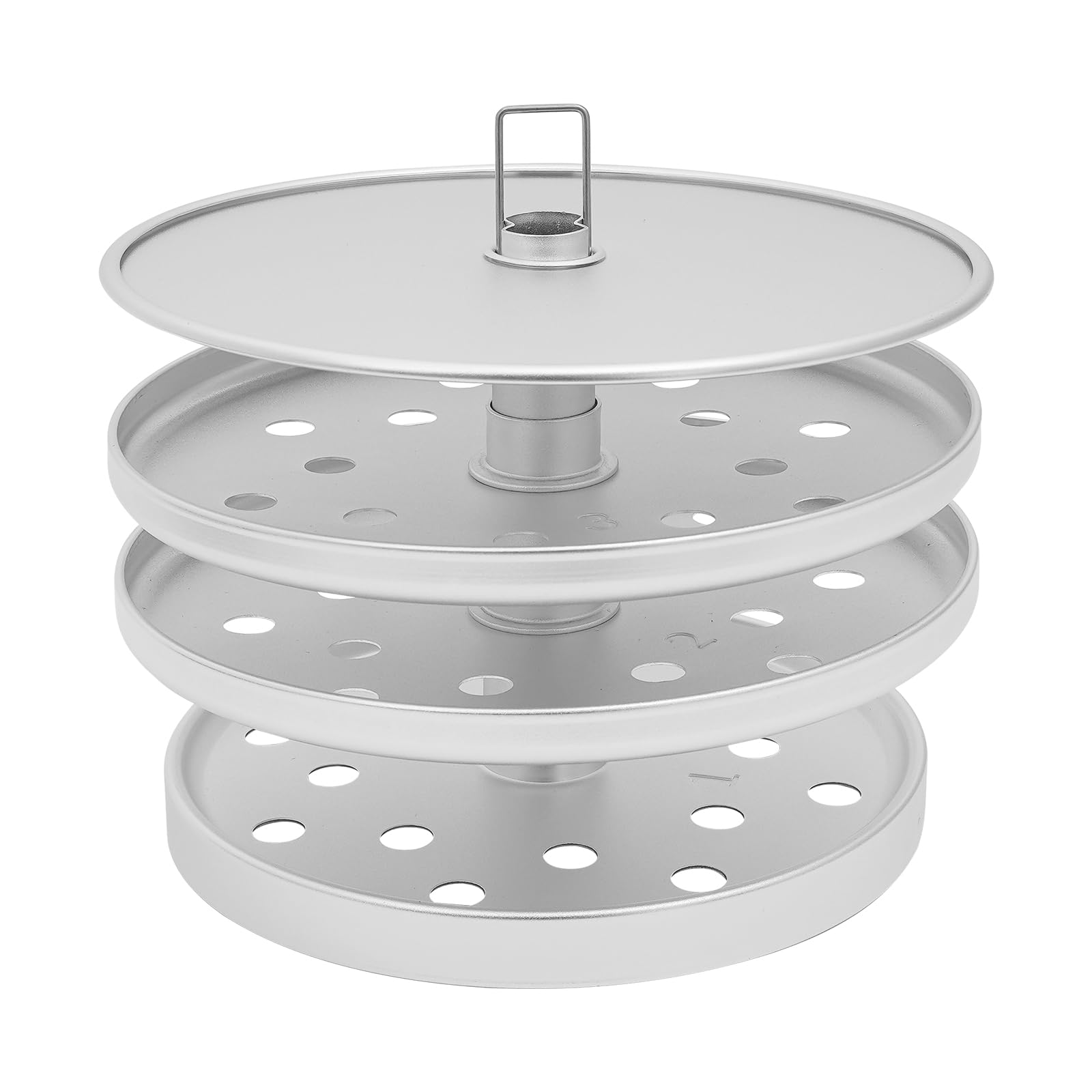 Fermenteur noir 6 l, 90 W 220 V pour les noirs, cuiseur à ail avec contrôle du temps et de la température, fermenteur d'ail intelligent avec pot intérieur et support à 3 étages (argent)