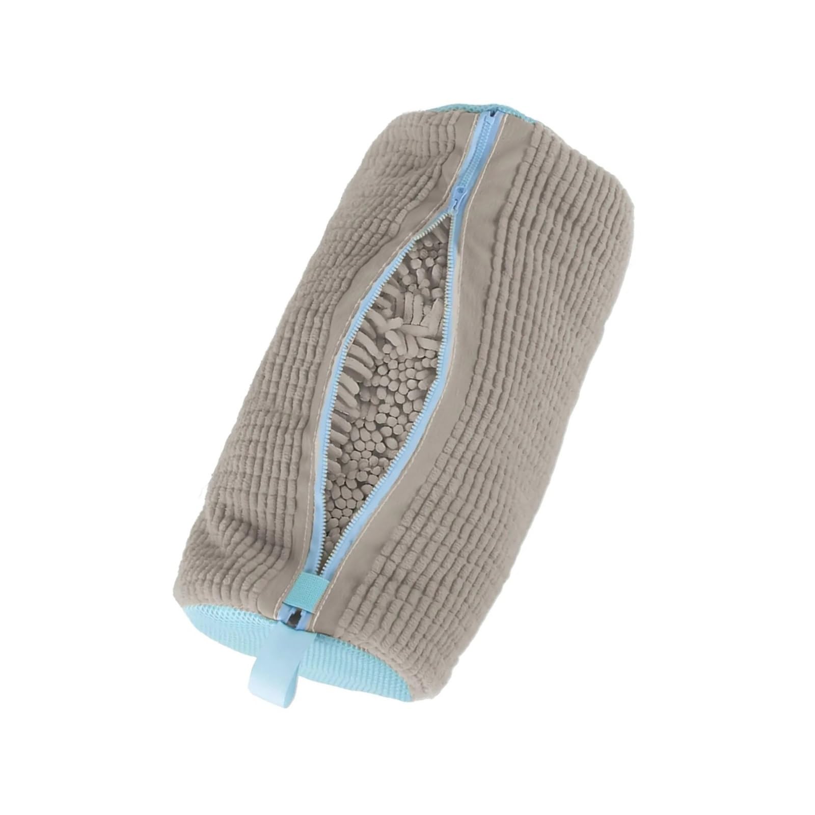 Sac de nettoyage de chaussures pour machine à laver en maille filet gris