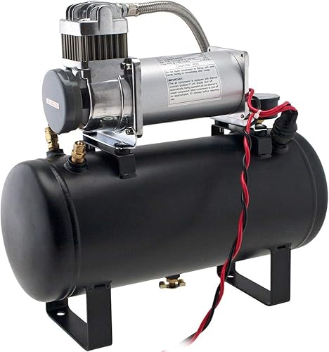 Miniatura 5 de Vixen Air Kit de suspensión para camiones/bolsa de automóvil/paseo aéreo/resorte. Sistema a bordo- Compresor de 150 psi, tanque de 2 galones. Para