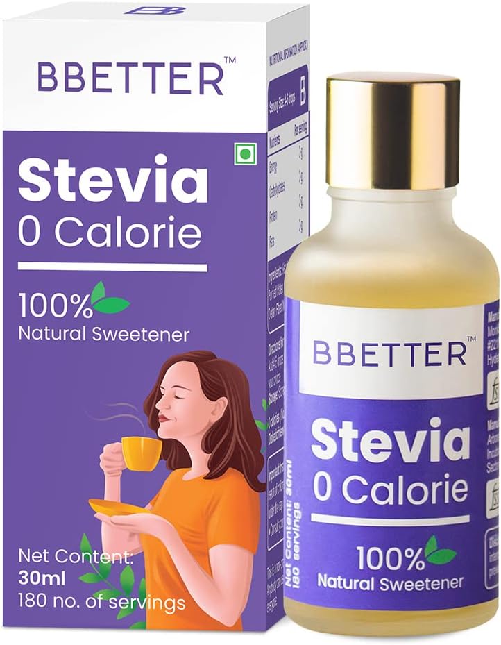 Stevia Drops - Stevia Leaf Extract Natural Sugar Free Stevia Drops, Zero Calorie, Stevia Based Sweetener