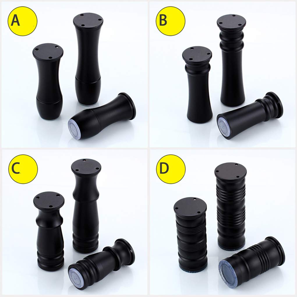 Gambe per mobili Gambe per tavoli in metallo regolabili Piedini per mobili Piedini per mobili in alluminio in stile europeo Sostituzione Gambe per alzate per mobili Gambe per divano Gambe per divano