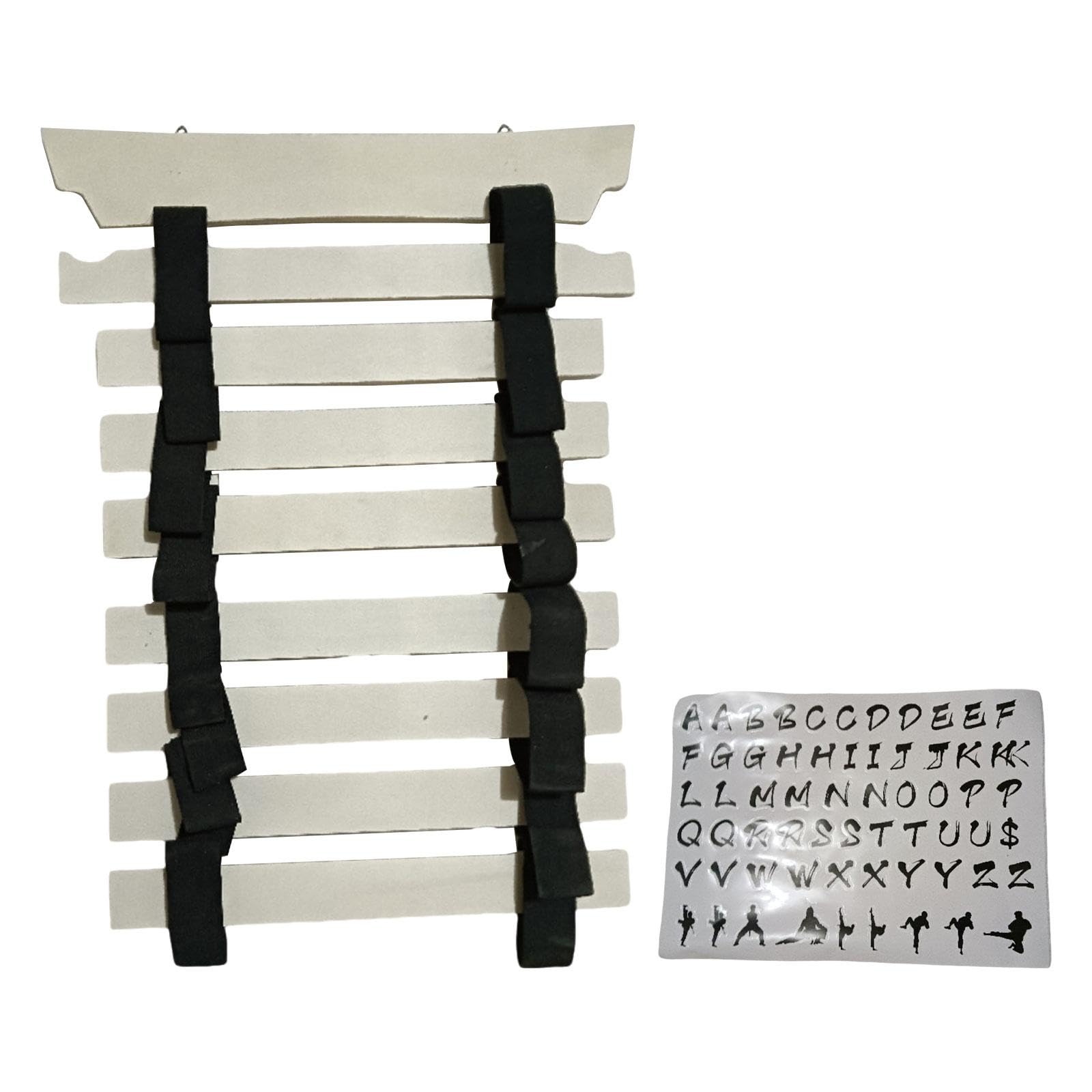 Soporte de madera para cinturones de karate el regalo ideal para karatekas 8