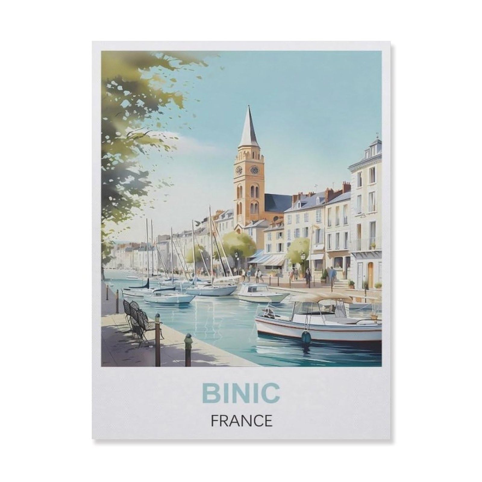 Tin Sign，Binic France(30x40cm）