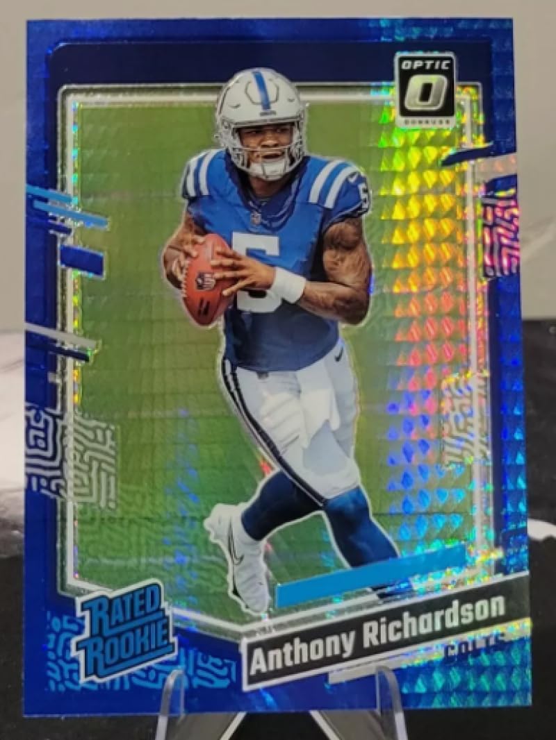 Football Trading Card 2023 Donruss Optic Blue Hyper #247 Anthony Richardson NM Near Mint RC Rookie Colts