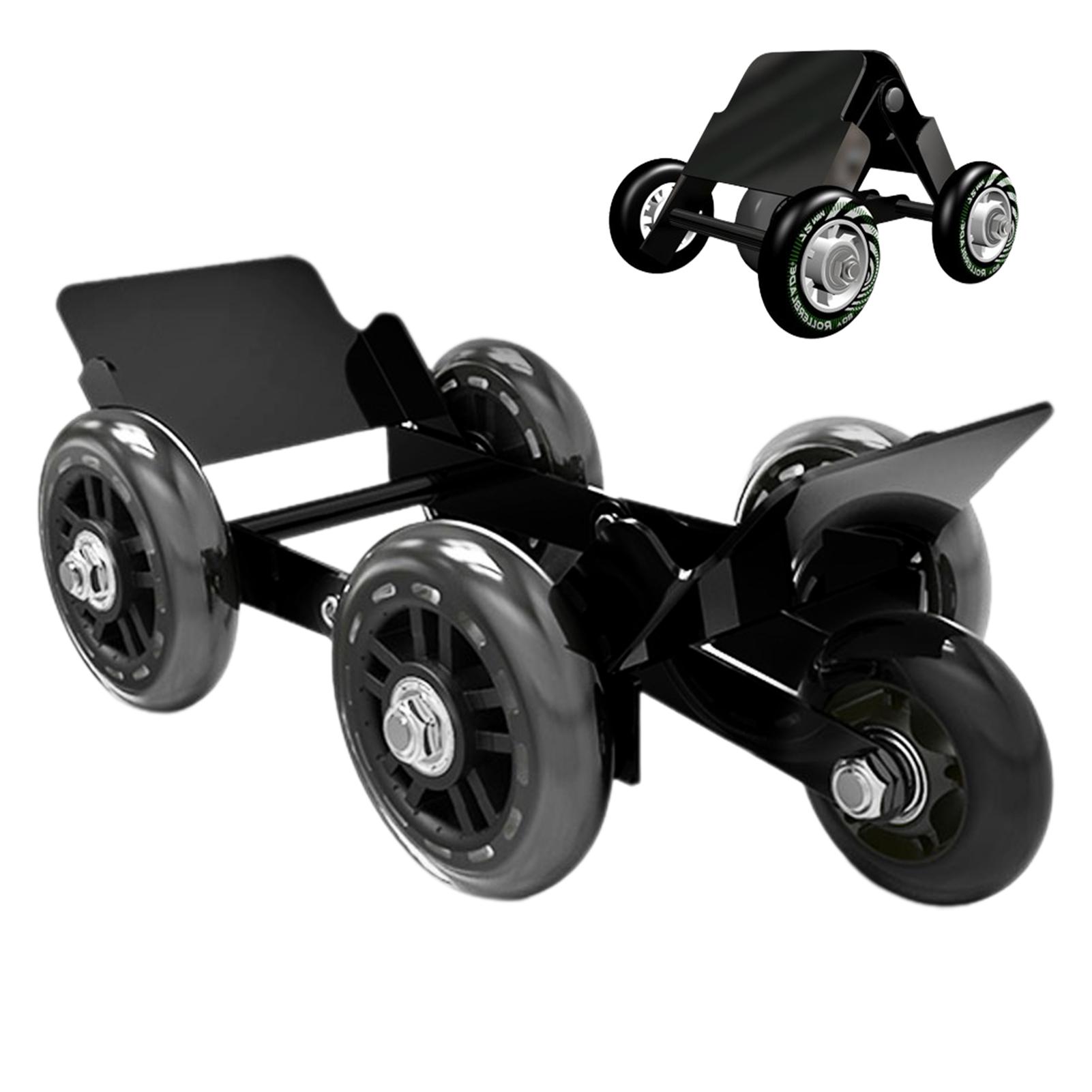 Chariot Déplace-Pneu Pour Moto - Chariot Pliable Pour Roue, Transport Moto/Vélo/Électrique - Capacité Pneus <10 Cm