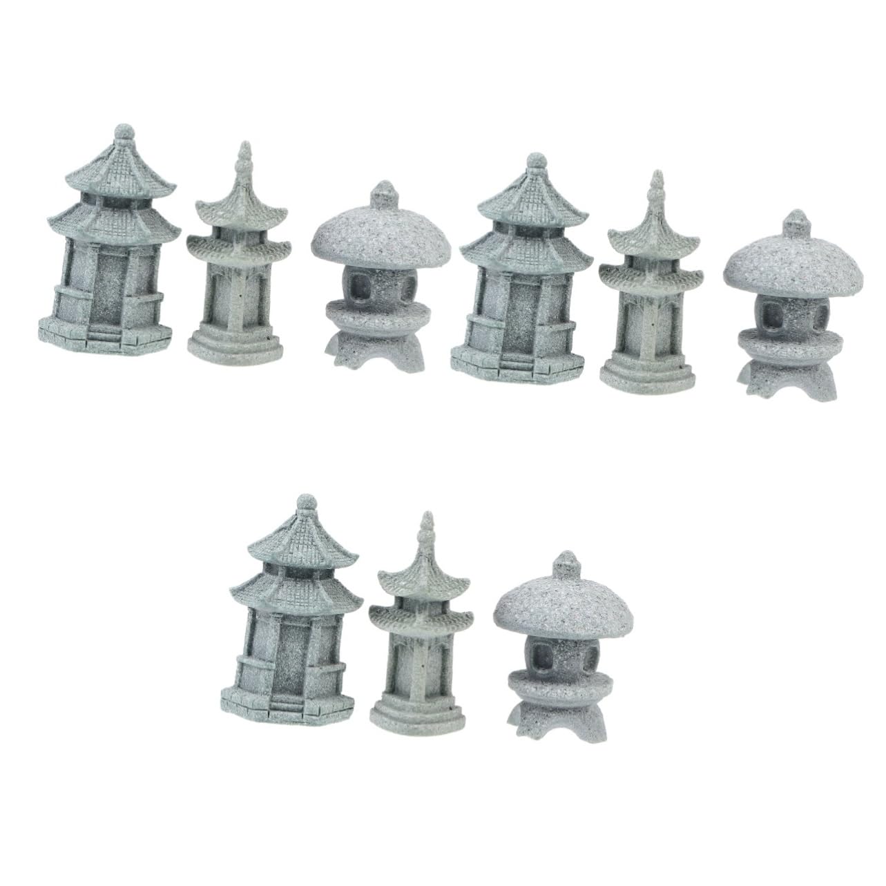 Décoration de jardin ornements micro Abaodam pour intérieur et extérieur | 9 pièces