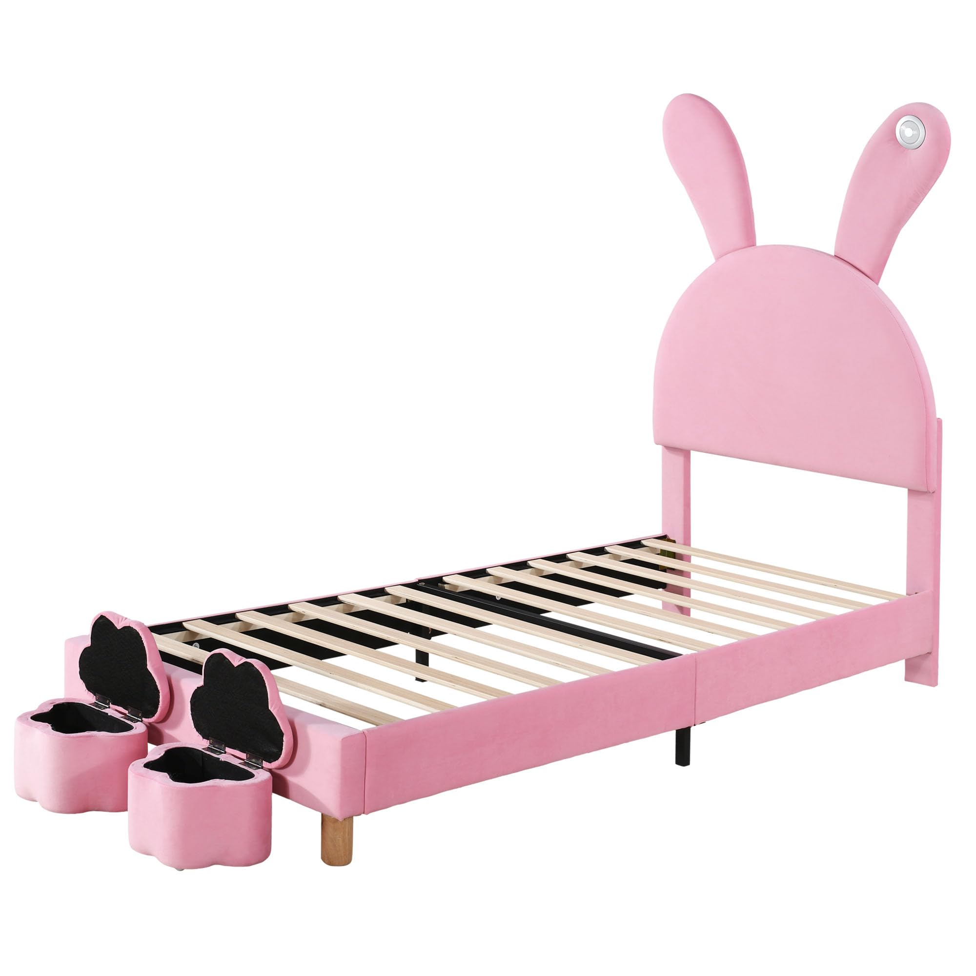 Łóżko piętrowe 140 x 200 cm różowe jako rama łóżka to łóżko Bunk Bed oraz łóżko młodzieżowe i łóżko funkcyjne z litego drewna sosnowego z biurkiem i półkami do pokoju gościnnego