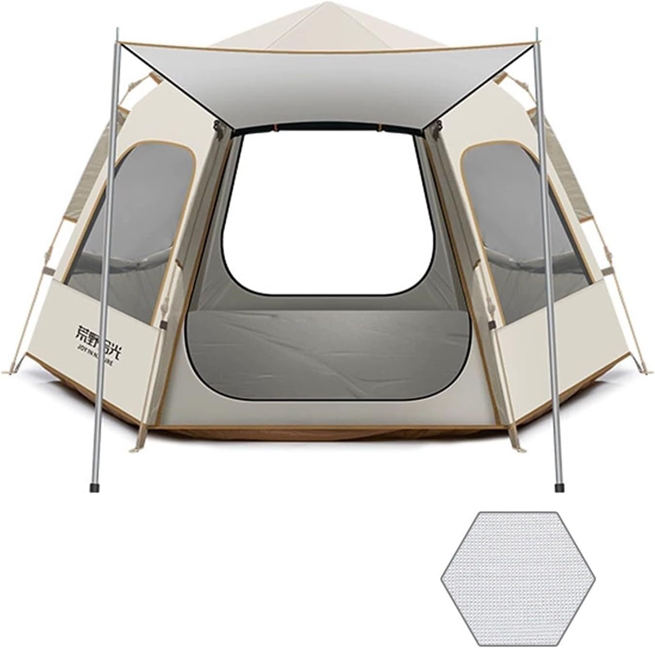 5～8人用キャンプテント、超大型クイックセットアップファミリーテント
