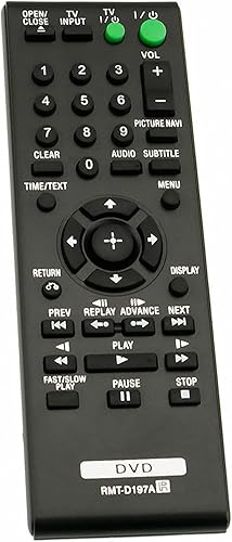 Miniatura 2 de Allimity RMT-D197A Control remoto sub RMT-D197P Reemplazo para reproductor de CD DVD Sony DVP-SR370 DVP-SR170 DVP-SR120 DVP-SR320 DVP-SR520P