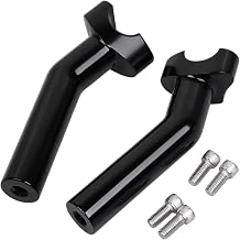 5.5" Pullback Black Handlebar Risers for Harley 1" Bar Dyna Street Bob Heritage Softail Fat Boy Sportster 883 1200