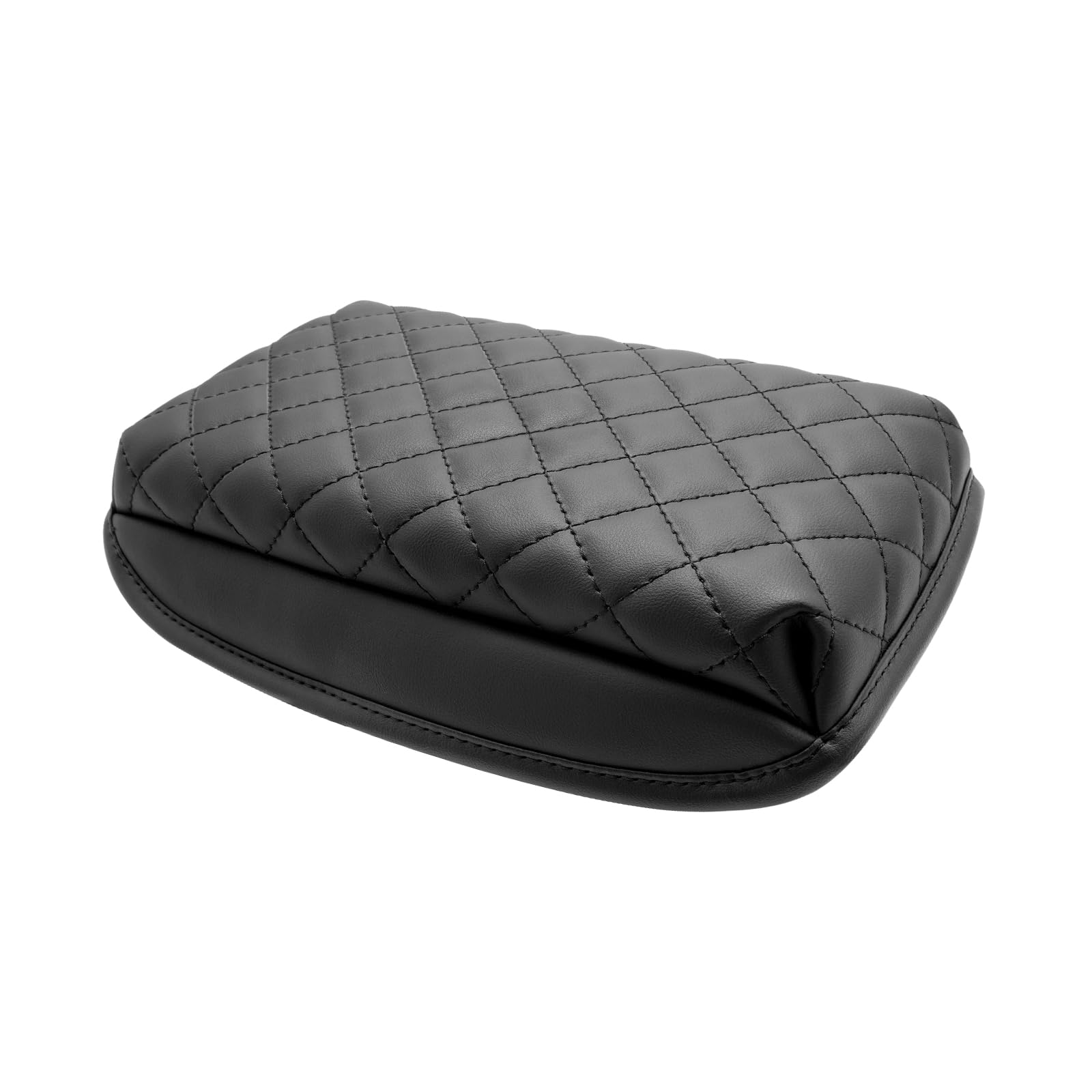 Copribracciolo per Hyundai Kona SX2 EV HEV PHEV 2024 2025 | Copertura per Bracciolo Console Centrale, Protezione Materiale Pelle PU Ispessita, Accessori Alzare Bracciolo di 4CM, Nero