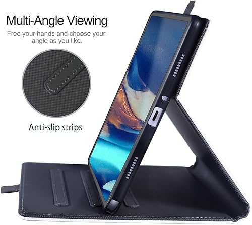 Miniatura 5 de Anpredo Case for Samsung Galaxy Tab A7 10.4 Inch, Premium PU and Soft TPU, Multi-Angle Viewing Smart Stand Back Cover with Magnetic Clasp for Tablet