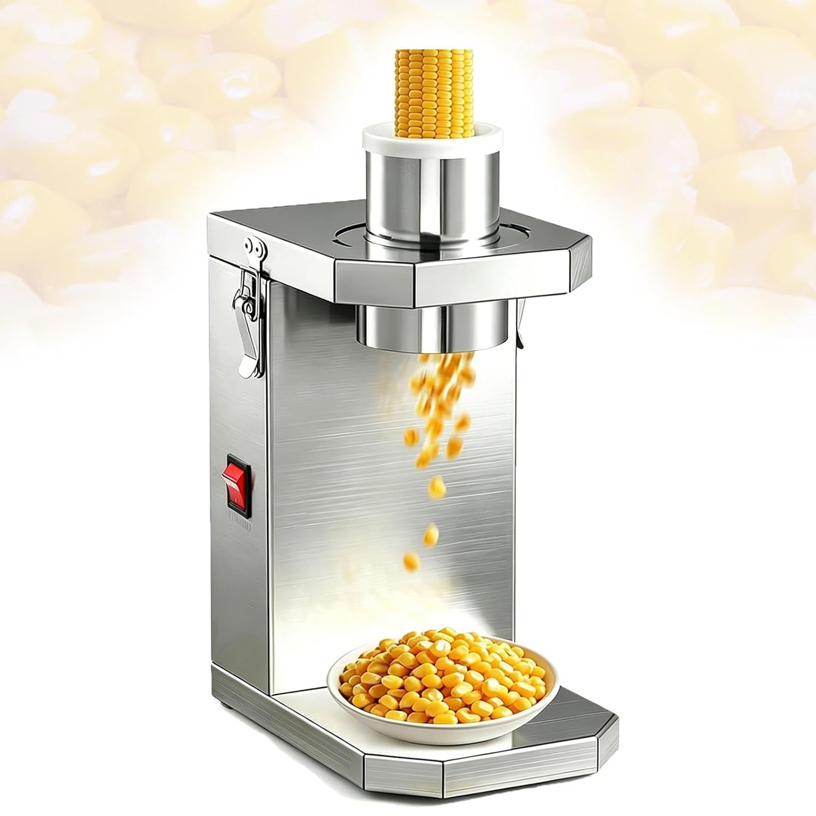 Automatic Corn Peeler Machine, Electric Corn Cob Stripper Durability