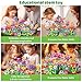 Doloowee 184Pcs Flower Garden Building Toys for Girls 3 4 5 6 7 Year Old, Upgrade DIY Building Stacking Toys, STEM Preschool Educational Toddler Toys Brain Development Kindergarten Kids Toy