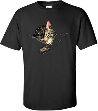 Nighttime Chessie the Sleeping Kitten Authentic Railroad T-Shirt Kids [20019blk]