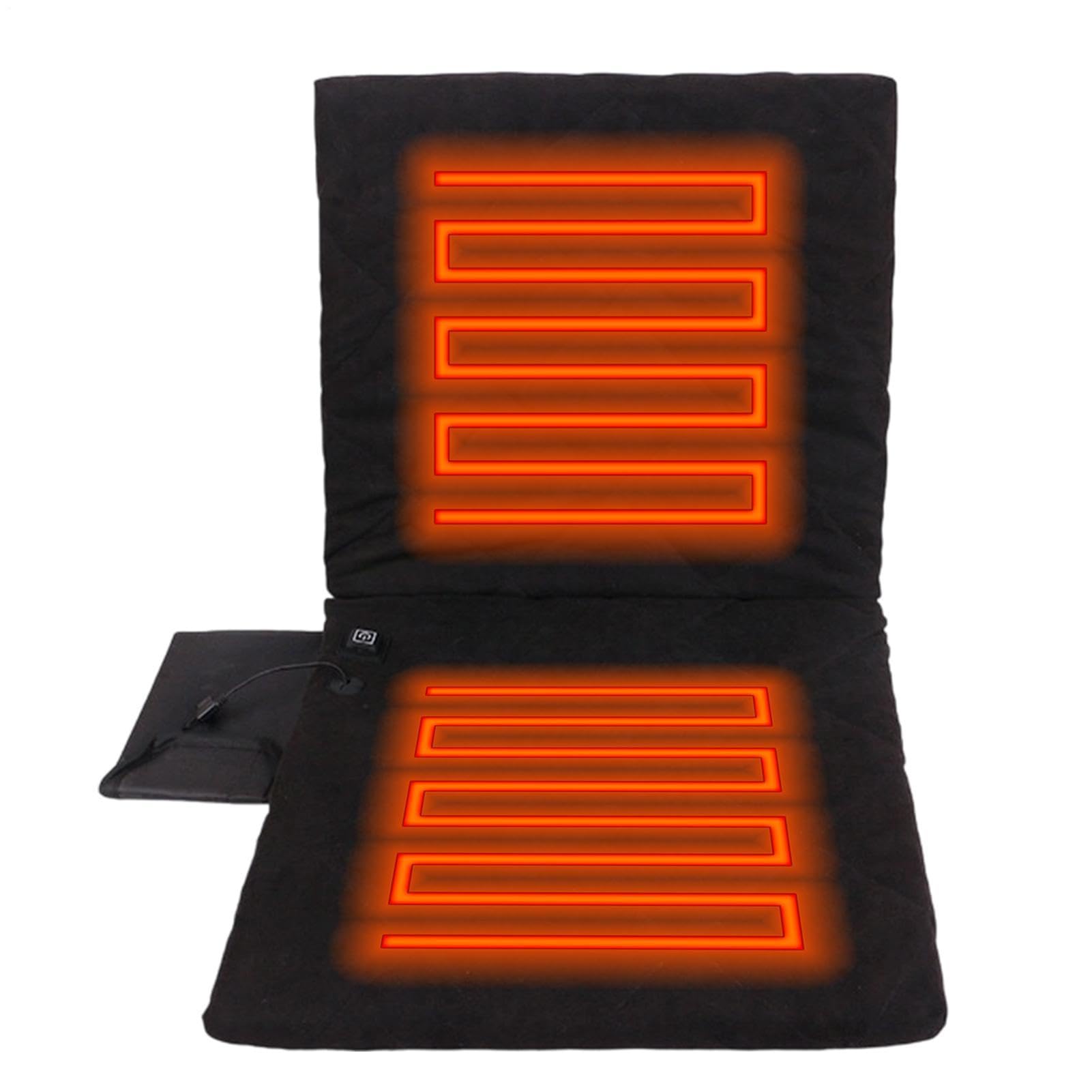 Almohadilla Térmica Para Silla Cojín Térmico Plegable De 3 Niveles | Almohadilla Para Asiento Calefactada para Estadio, Gradas, Conciertos, al Aire Libre, Pesca, Camping y Hogar
