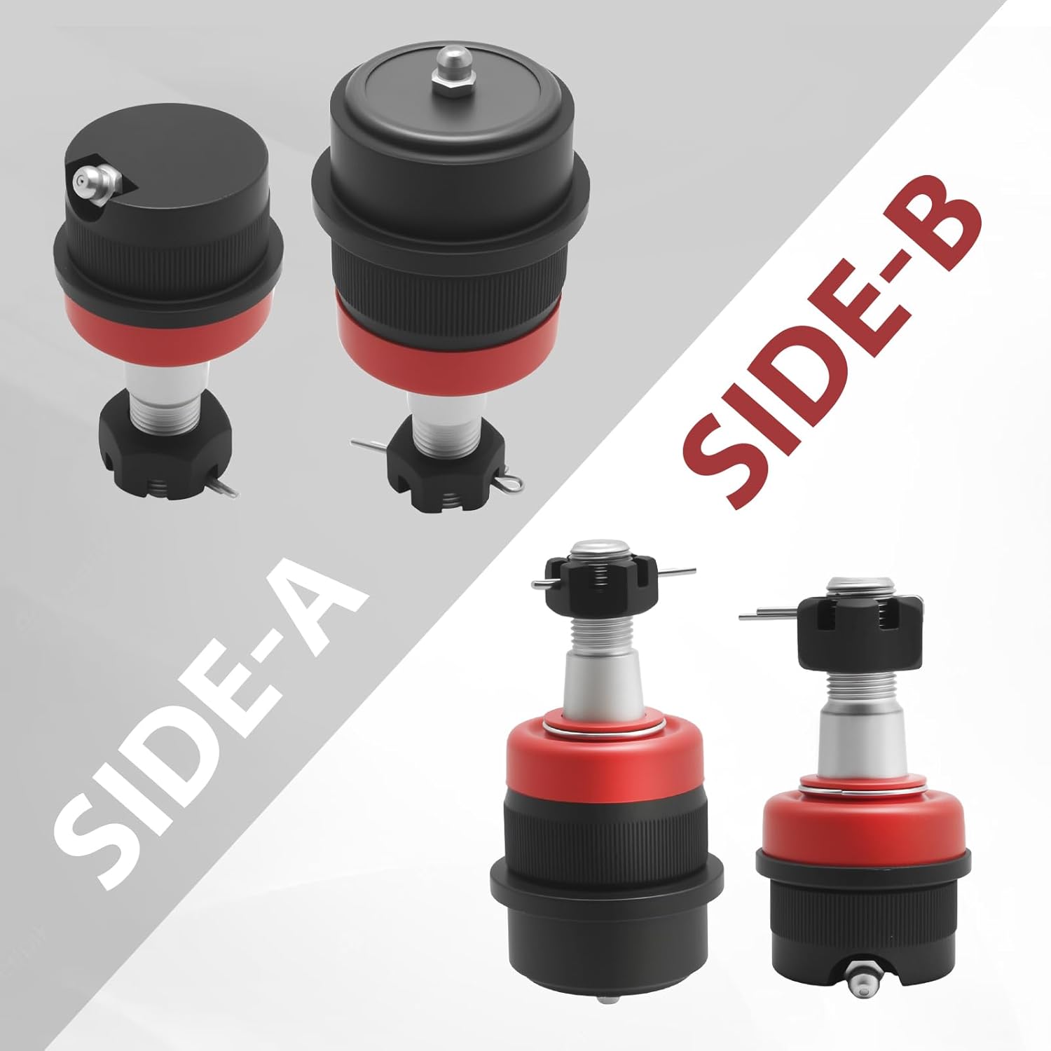 10642 Heavy Duty Replacement Ball Joints,Replacement for Jeep Grand Cherokee 1993-1998 Dana 30 & Dana 44 Axles, Front Upper and Lower, Suspension Ball Joints (4Pcs)