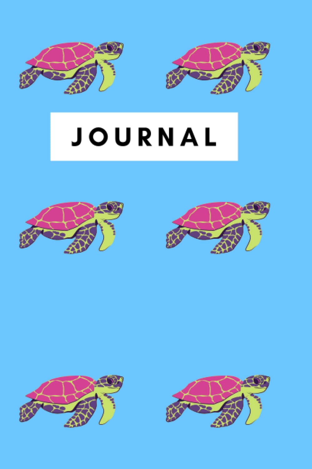 Journal: Sea turtle journal, notebook, lined pages for your thoughts and ideas.