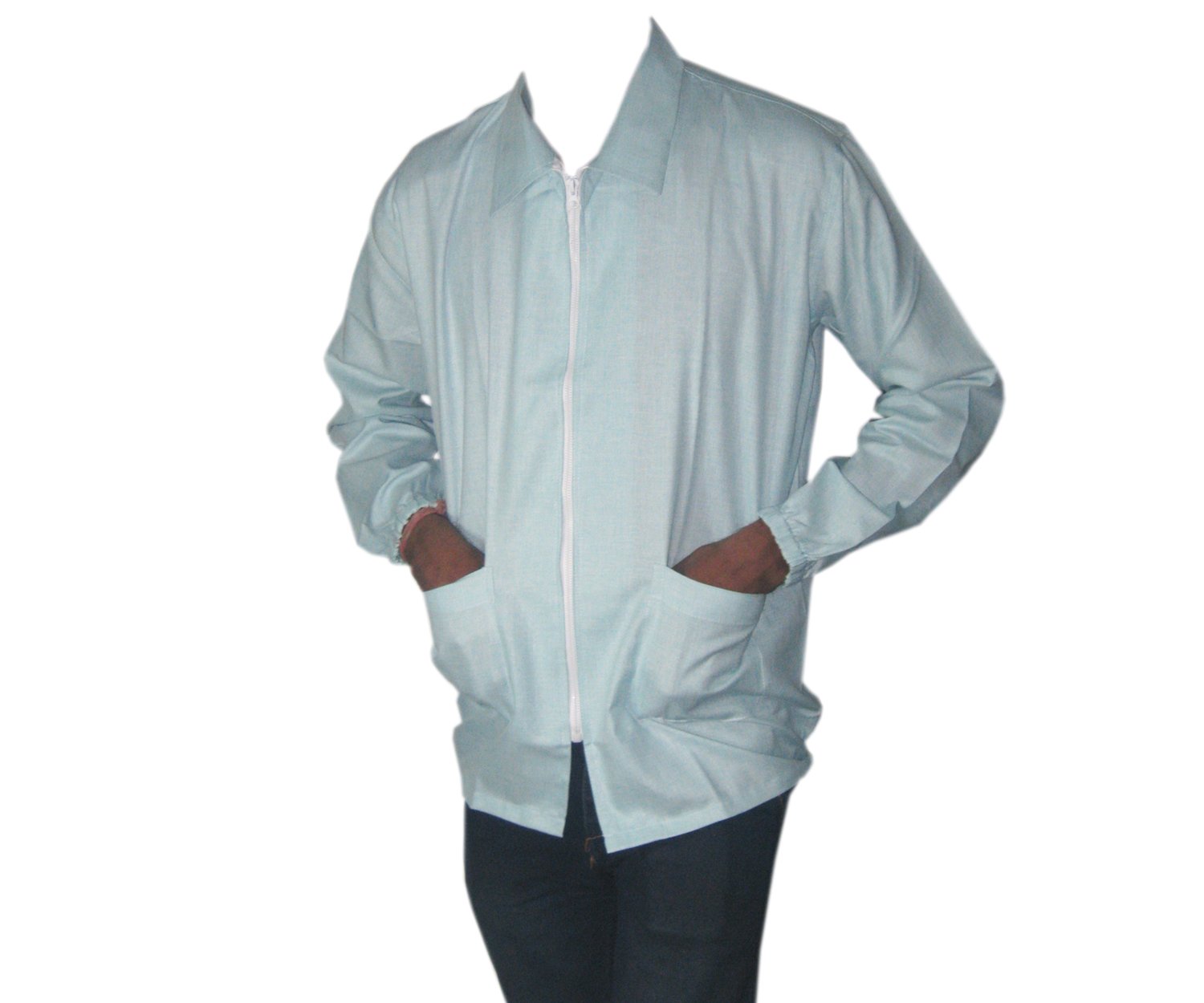 goodluck Sun Coat- Dust Pollution Protection Driving Traveling Coat Long Sleeves Cotton Jacket for Men-picture-15