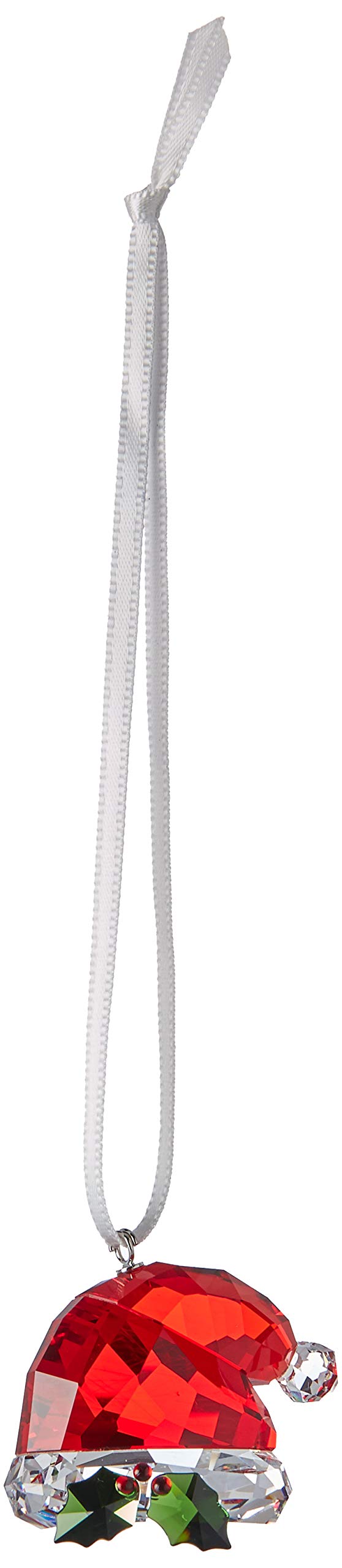 SWAROVSKI Santa's Hat Ornament, red, Green and Clear Crystal