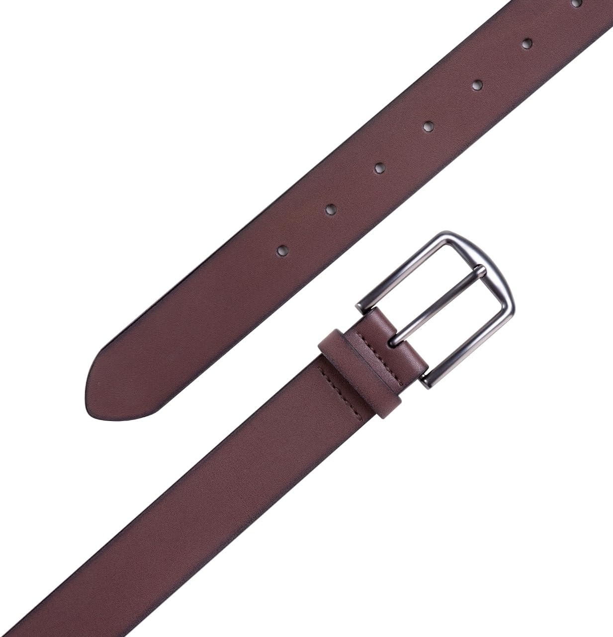KM Legend mens Leather Dress Belt for Work Business and Casual - Image 5