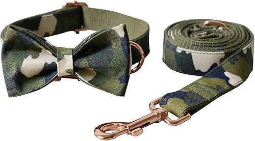 Miniatura 3 de Collares personalizados para cachorros, mascotas pequeñas, medianas y grandes con nombre y número de teléfono grabados (L, camuflaje)