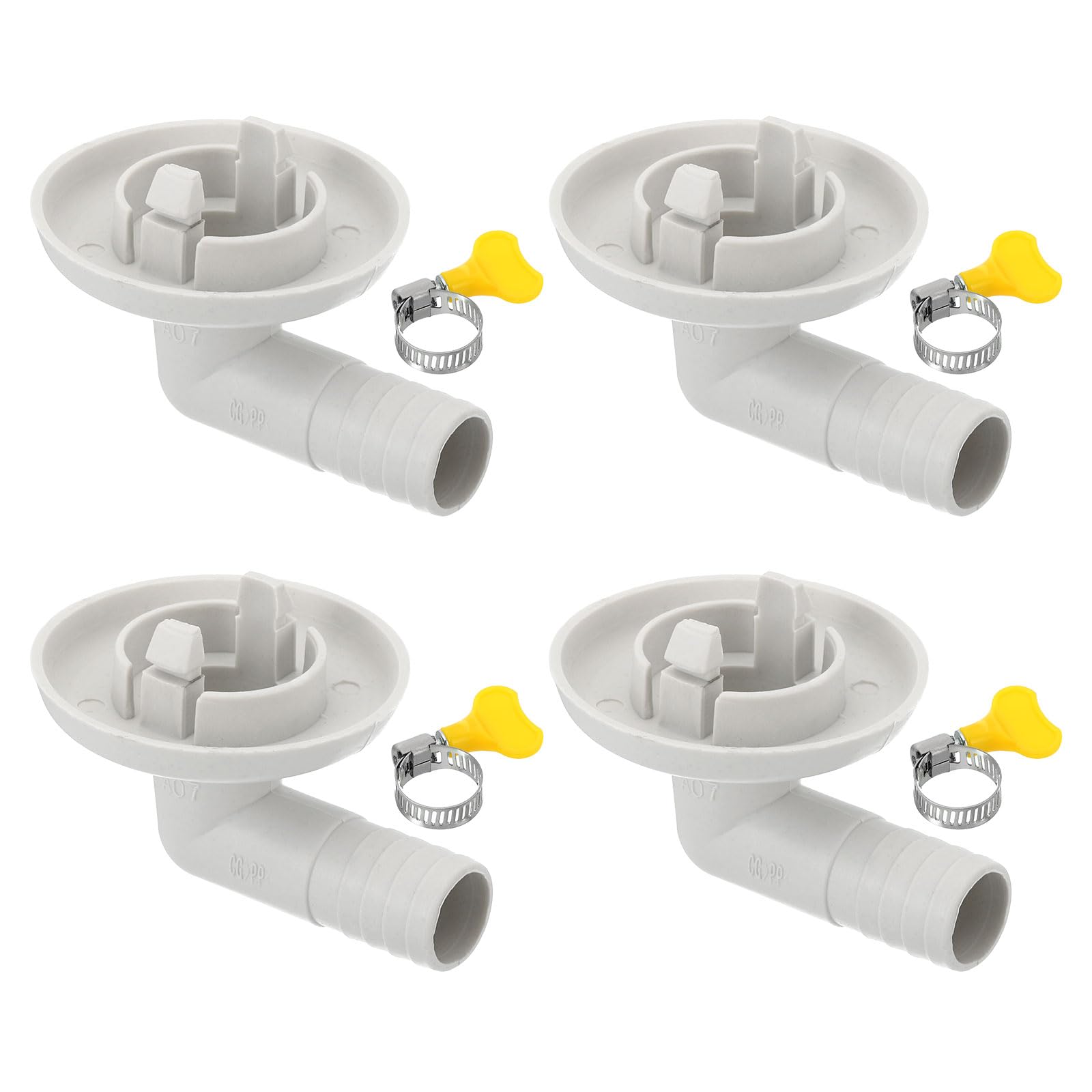 Connecteur de vidange universel 27mm pour robinet AC mini-split et climatiseur de fenêtre 4 Pcs