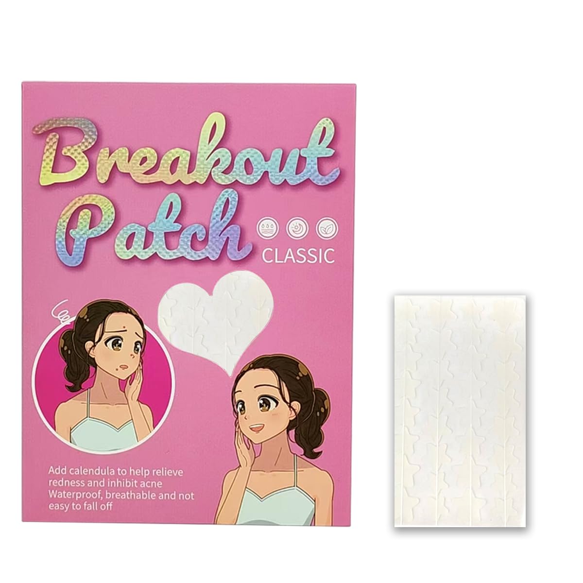 160pcs Knot Patches Miracle Invisible Spot Coverage - Hydrocolloid Acne Patches with Tea essential oil salicylic acid and