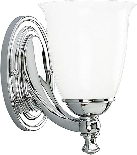 Progress Lighting P3027-15 Victorian Bath & Vanity, 5-58 pulgadas de ancho x 8-12 pulgadas de alto, cromo
