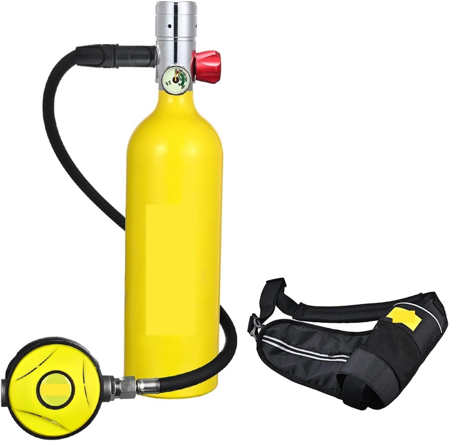 Mini Scuba Tank Diving Gear Diving Oxygen Cylinder 1L Capacity Portable