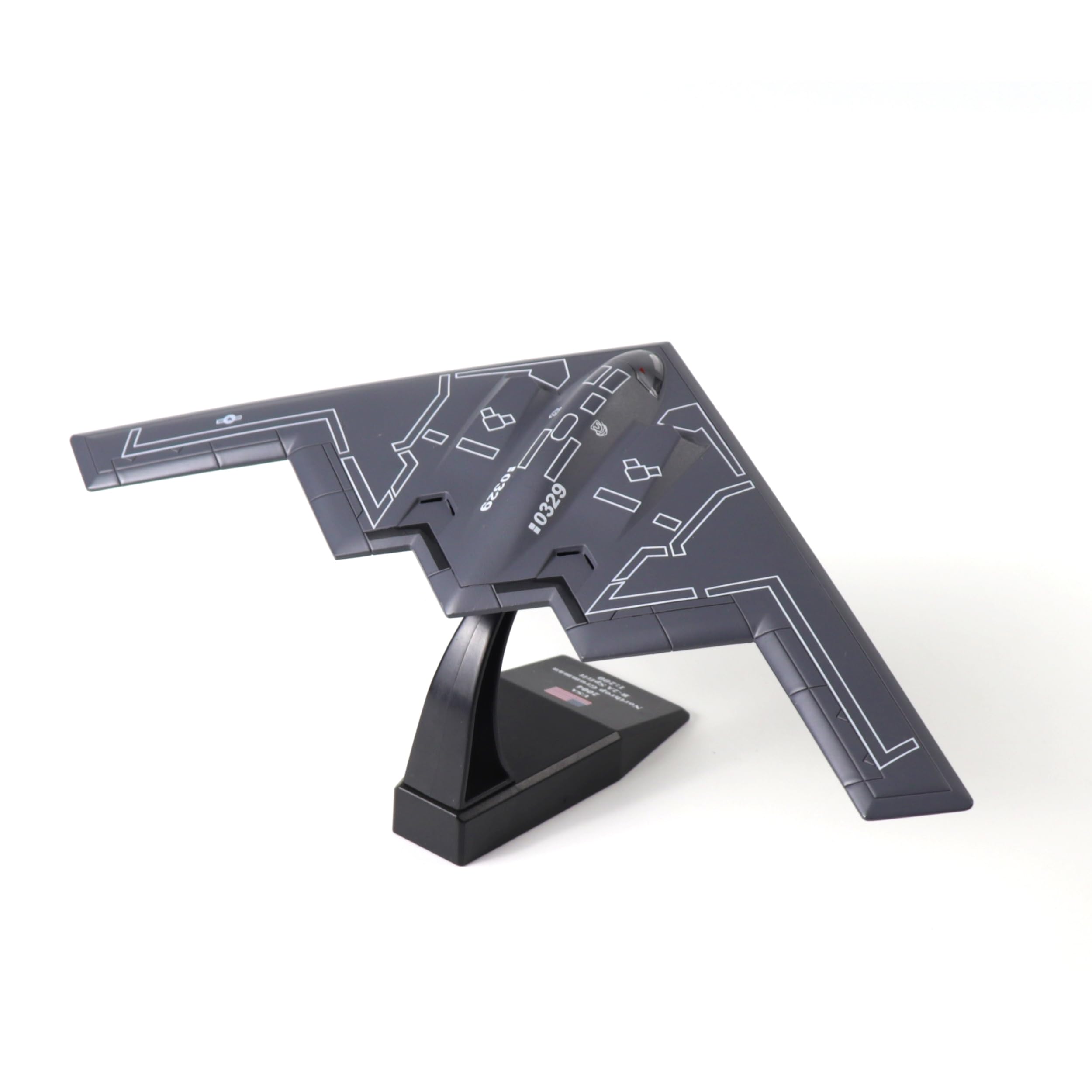 1/200 Scale B-2 Spirit Fighter Model Stealth Bomber Aircraft Models B-2 Bomber Military Metal Diecast Airplane Model Kit for Adult Collection or Gift (USAF Spirit of Missouri)
