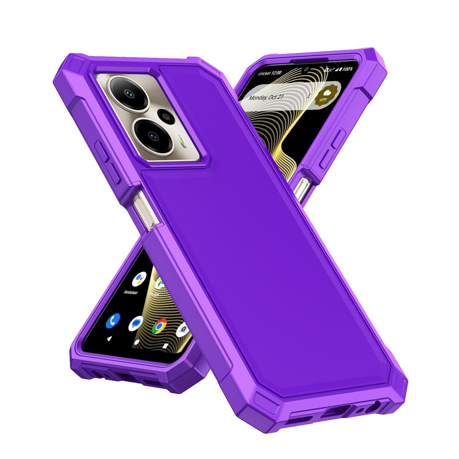 Amazon.com: Aulzaju for Cricket Outlast 5G Phone Case/AT&T Motivate Pro 5G Case with Screen Protector,Outlast 5G Case Front Silione Frame Frosted PC Back Military Grade Corner Cover for ATT Motivate Pro Purple : Amazon.com: Aulzaju for Cricket Outlast 5G Phone Case/AT&T Motivate Pro 5G Case with Screen Protector,Outlast 5G Case Front Silione Frame Frosted PC Back Military Grade Corner Cover for ATT Motivate Pro Purple :