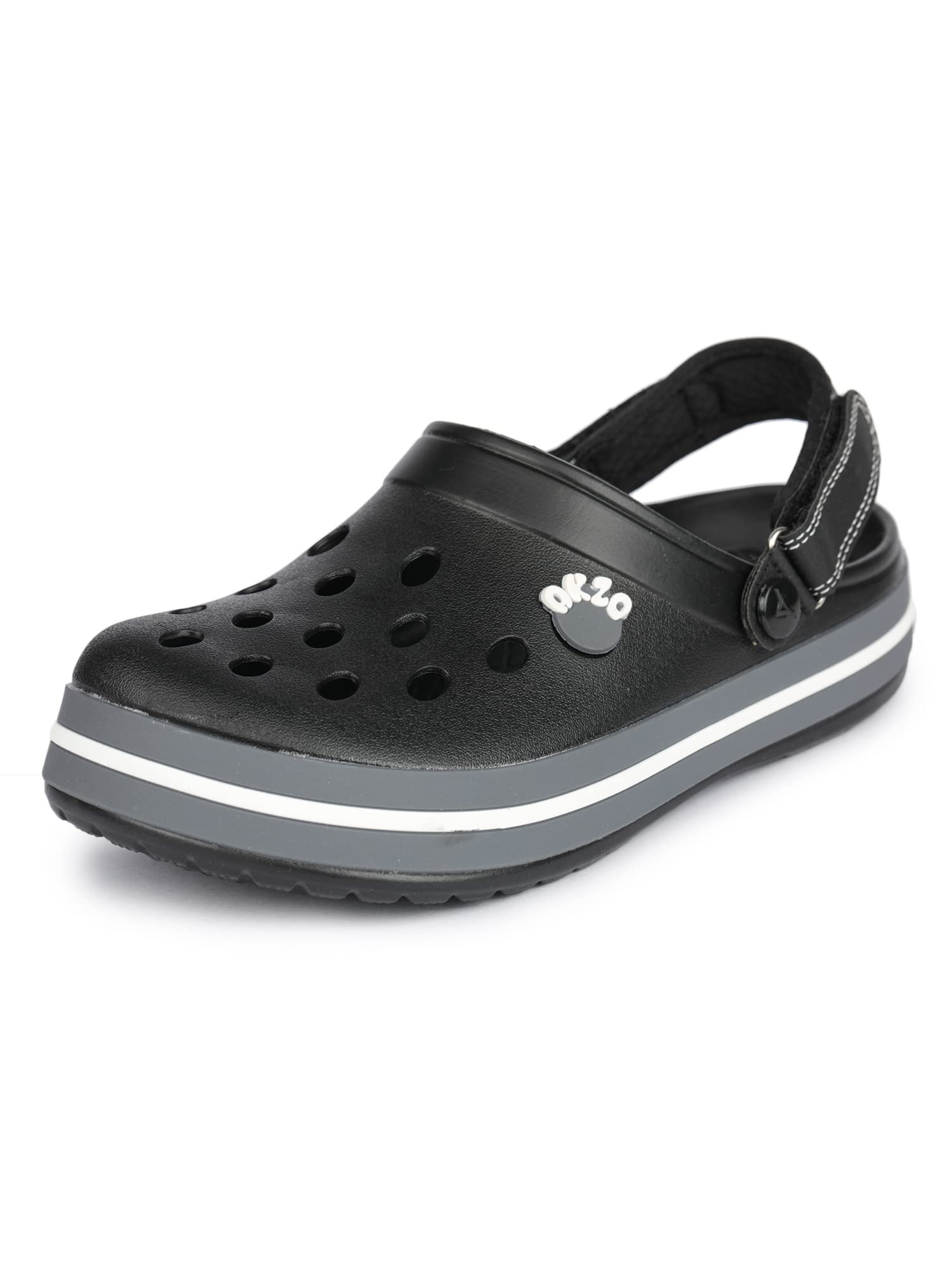 ABROS Mens AZCG0503 Clogs_Black/D.Grey_8UK (B0BJC6F7JM) Amazon Price History, Amazon Price Tracker