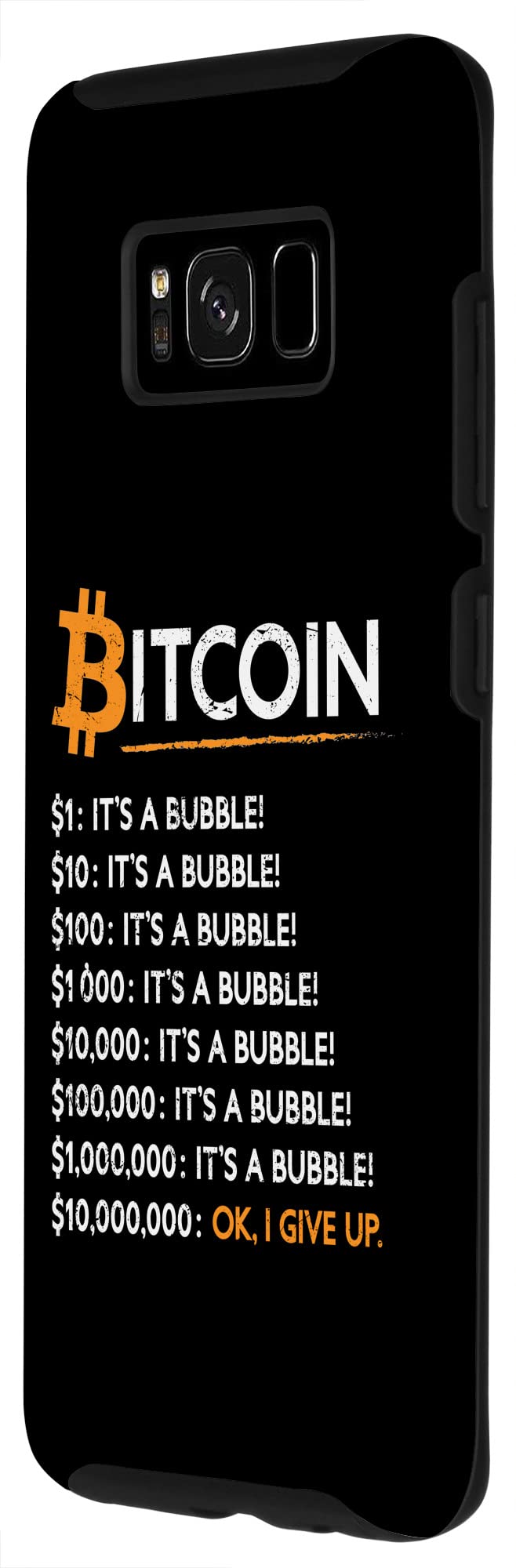 Amazon.co.jp: Galaxy S8 ビットコインクリプトバブルビットコインイッツアバブル スマホケース : 家電＆カメラ