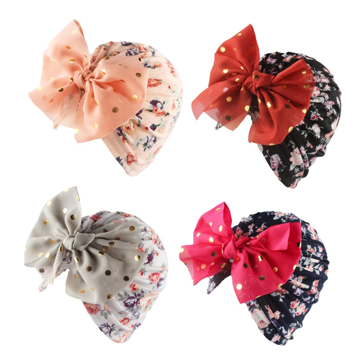 BESPORTBLE Cappello Turbante per Neonati Cappelli Estivi Cappelli A Cuffia Copricapo Avvolgente per Neonati Cuffia da Notte per Neonati Cappelli per Neonati Turbante per Neonati