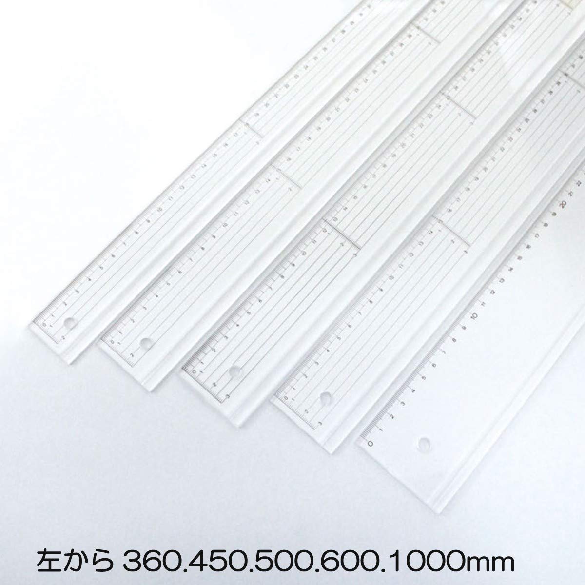 Amazon.co.jp: 溝付 定規 アクリル製 500mm: 文房具・オフィス用品