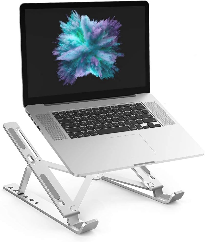 iDock N29-3-Gümüş Katlanır Aluminyum Macbook Laptop Bilgisayar Standı
