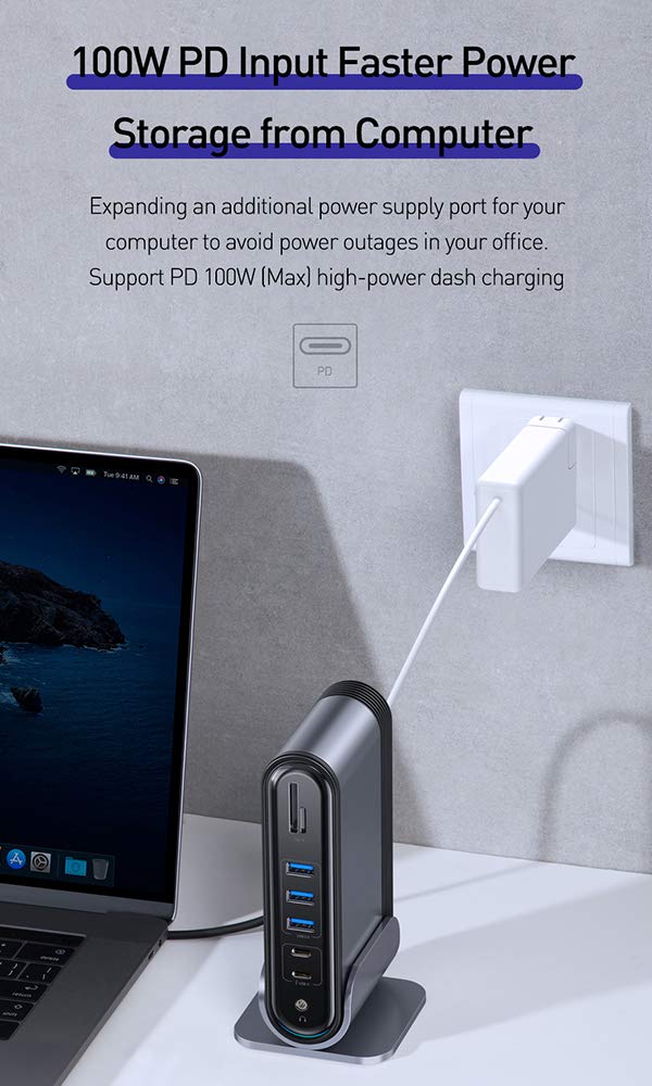 Diese steckbare Dockingstation verfügt über zwei Downstream-Thunderbolt
