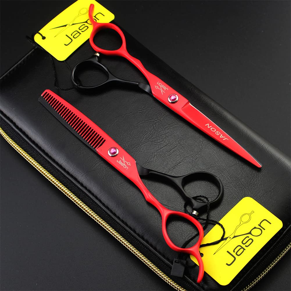 Ciseaux De Coupe De Cheveux De Gauche À Gauche, Ciseaux De 6,0 Pouces en Acier Inoxydable Et Ciseaux D'éclaircie, pour Coiffure, Salon, Maison