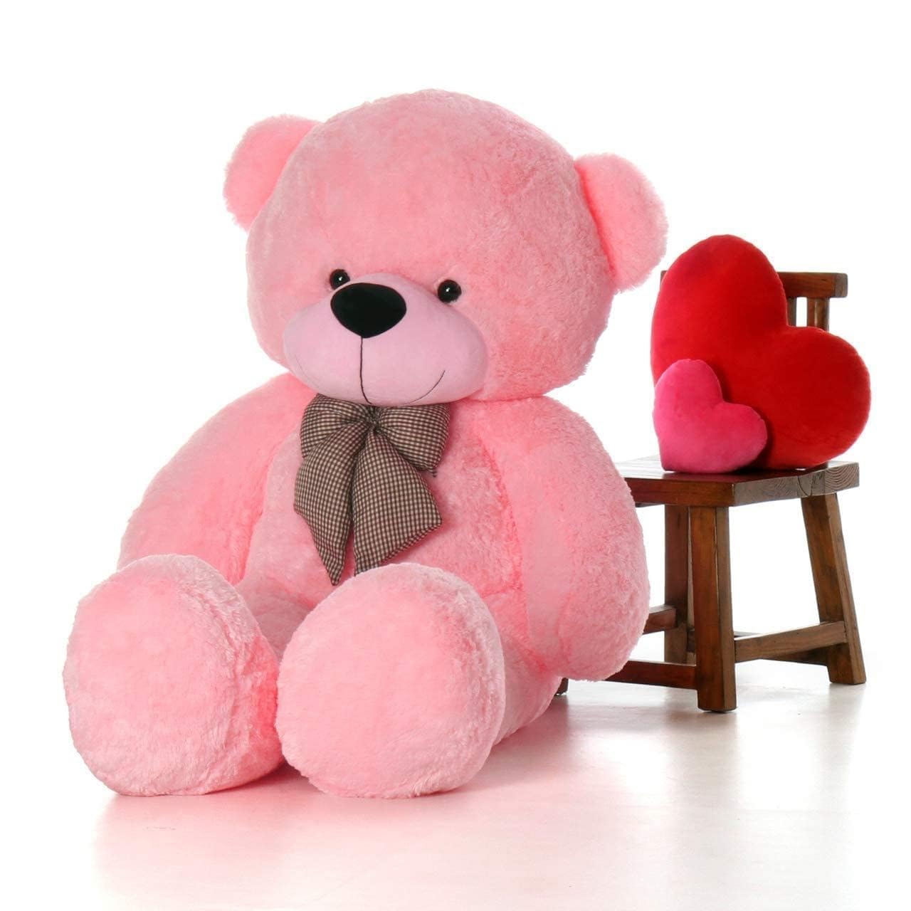 Niku Skin Friendly Ultra Soft 3 Feet Teddy Bear for Kids, Lovable Huggable Cute Soft Giant Teddy Bear for Girlfriends/Wife/Kids/Husband - (Pink, 85 cm)-image-22