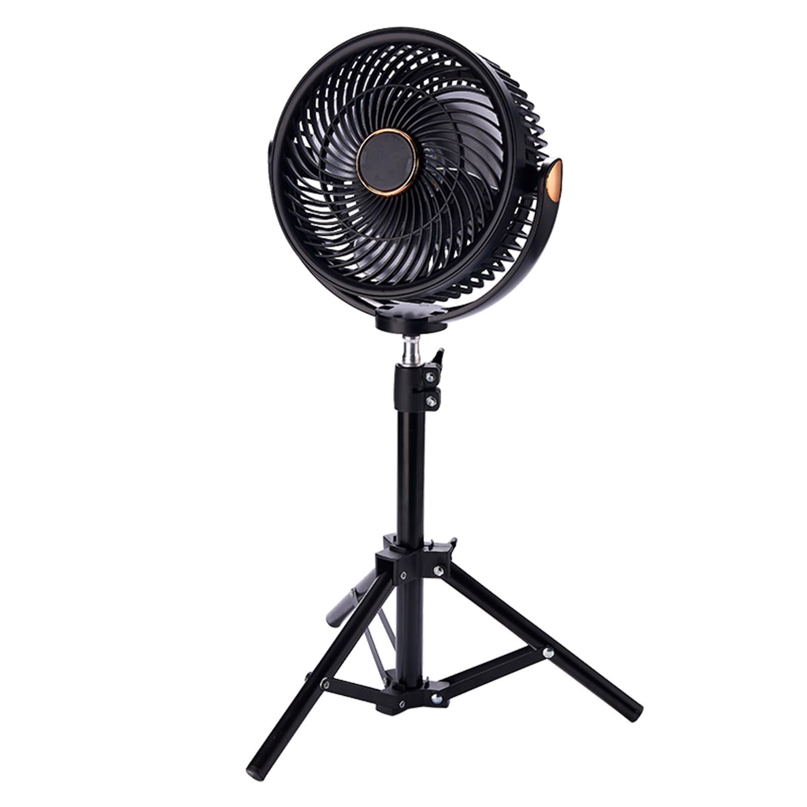 8000mah Ventilatore da tavolo Ricaricabile Portatile 5 Velocità Silenzioso Ventola di Raffreddamento con Luce Notturna LED per Forniture da Campeggio Outdoor