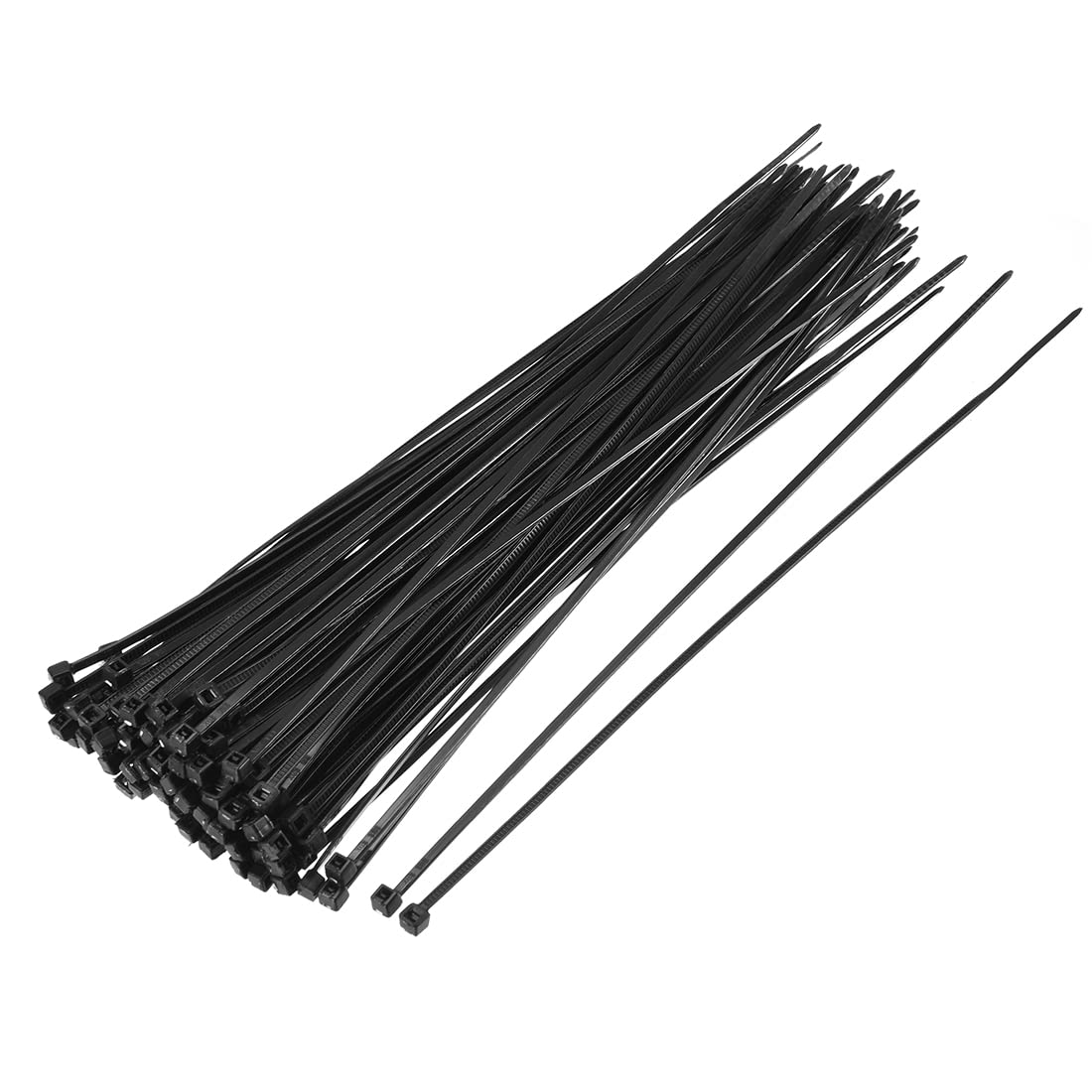 WZDDXUNSF 250pcs Nylon Cable Ties 8in Self-Locking Zip 0.08 Inch Width Black