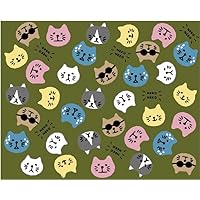 JAHEAMCAT♡ニコちゃん☺︎ランチョンマット♡グリーン JAHEAMCAT♡ニコちゃん☺︎ランチョンマット♡グリーン