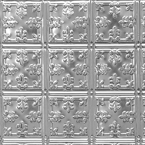 Florentine 2 Ft. X 2 Ft. Tin Plated Steel Wall And Ceiling Patterns Nail Up Steel (Unfinished) 12 Pack #TOP1