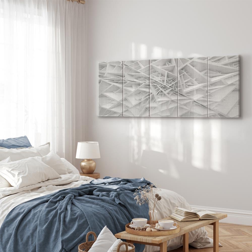 Murando Akustikbild-Set 5-teilig – Schallschluckende Wandbilder Für Bessere Raumakustik