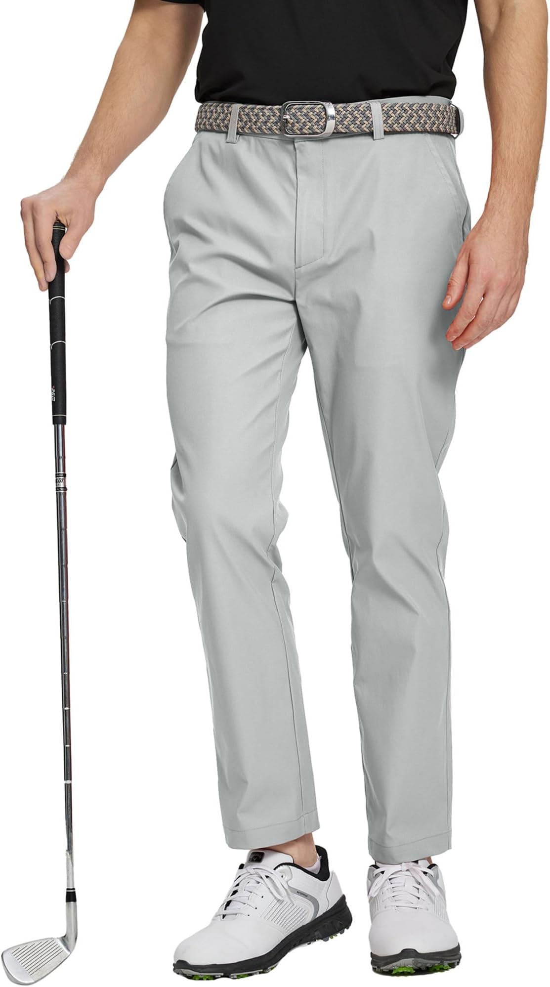 Golf Pants Men Quick Dry - 30"/32"/34" Stretch Lightweight 5 Pockets Water-Resistant Casual Mens Dress Pants