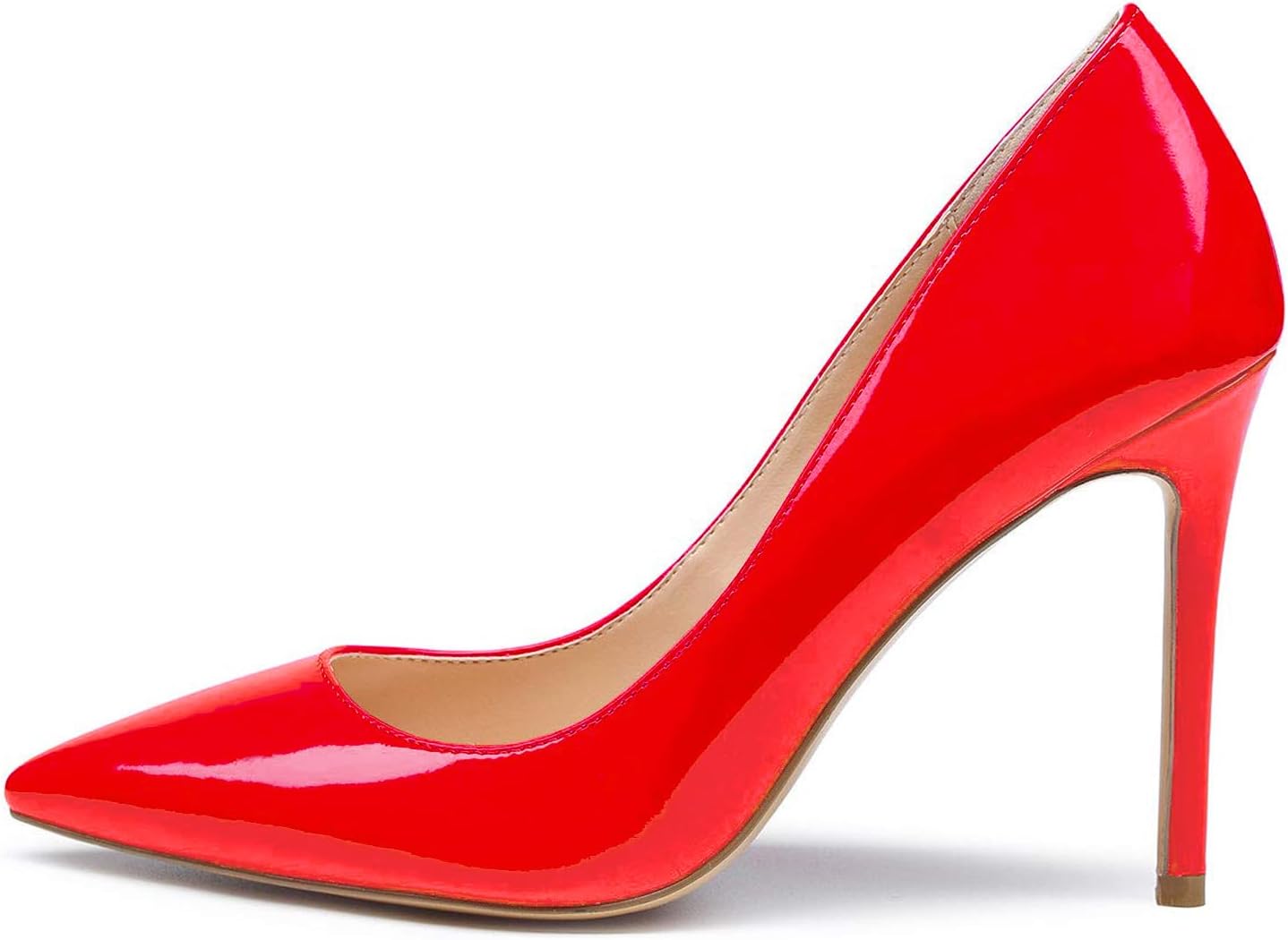 Castamere Womens High Heels Pointed-Toe Slip-on Stilettos Pumps 4Inch Heel Shoes - Image 3